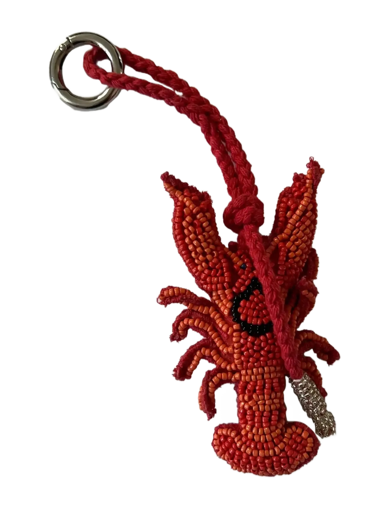 Maison Labiche MONTEMPOIVRE LOBSTER - Väskor - CELOSIA ORANGE CB / silver