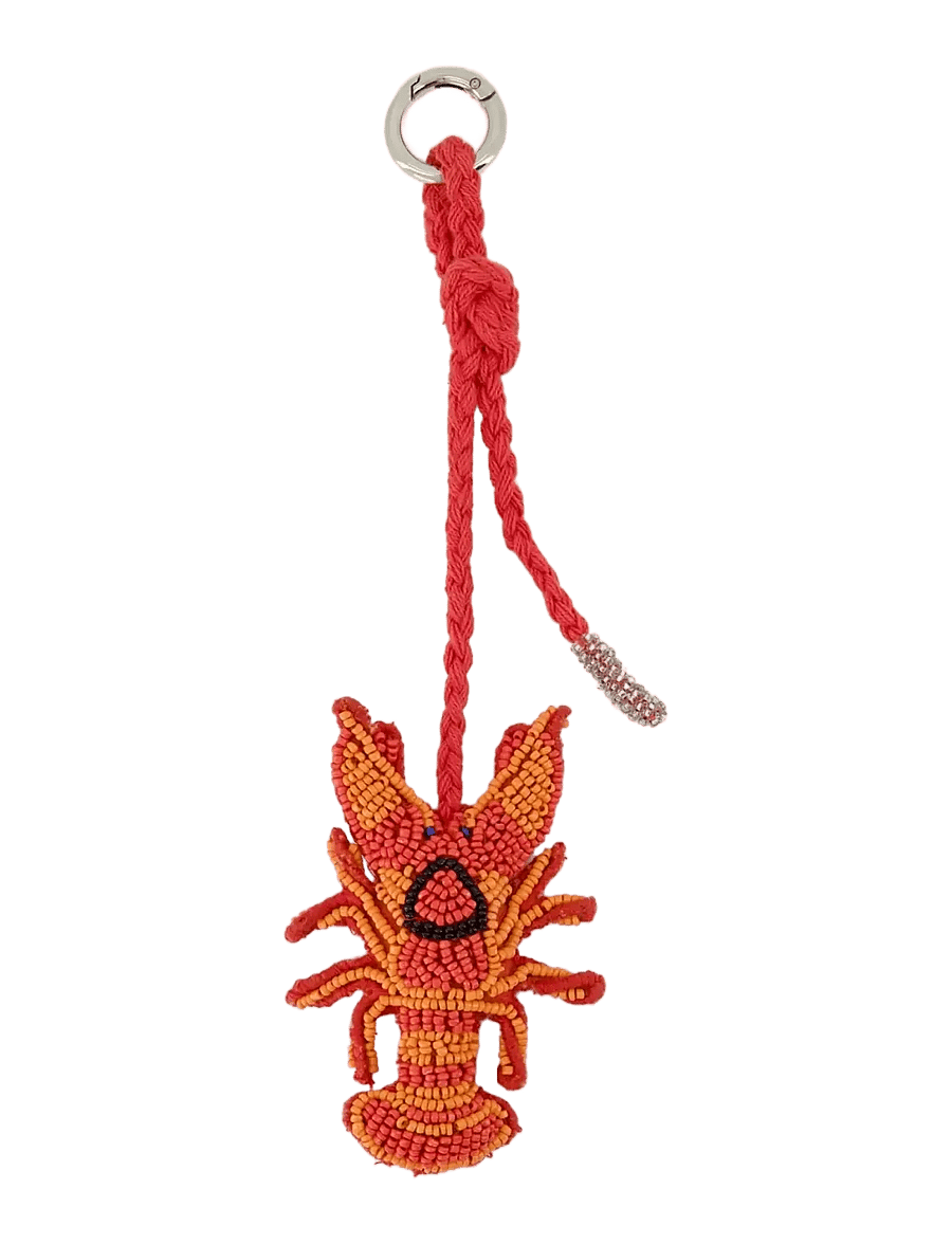 Maison Labiche - MONTEMPOIVRE LOBSTER - nøgleringe & bag charms - celosia orange cb - 1