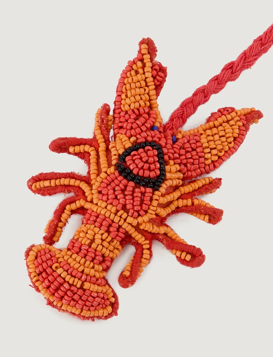 Maison Labiche - MONTEMPOIVRE LOBSTER - nøgleringe & bag charms - celosia orange cb - 2