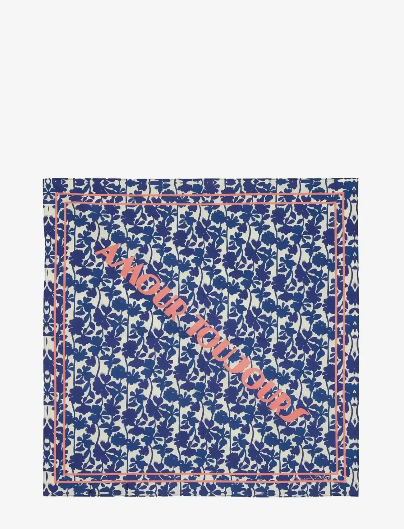 Maison Labiche - LAMPUE RETRO FLOWER - tynde tørklæder - retro flower marine - 1