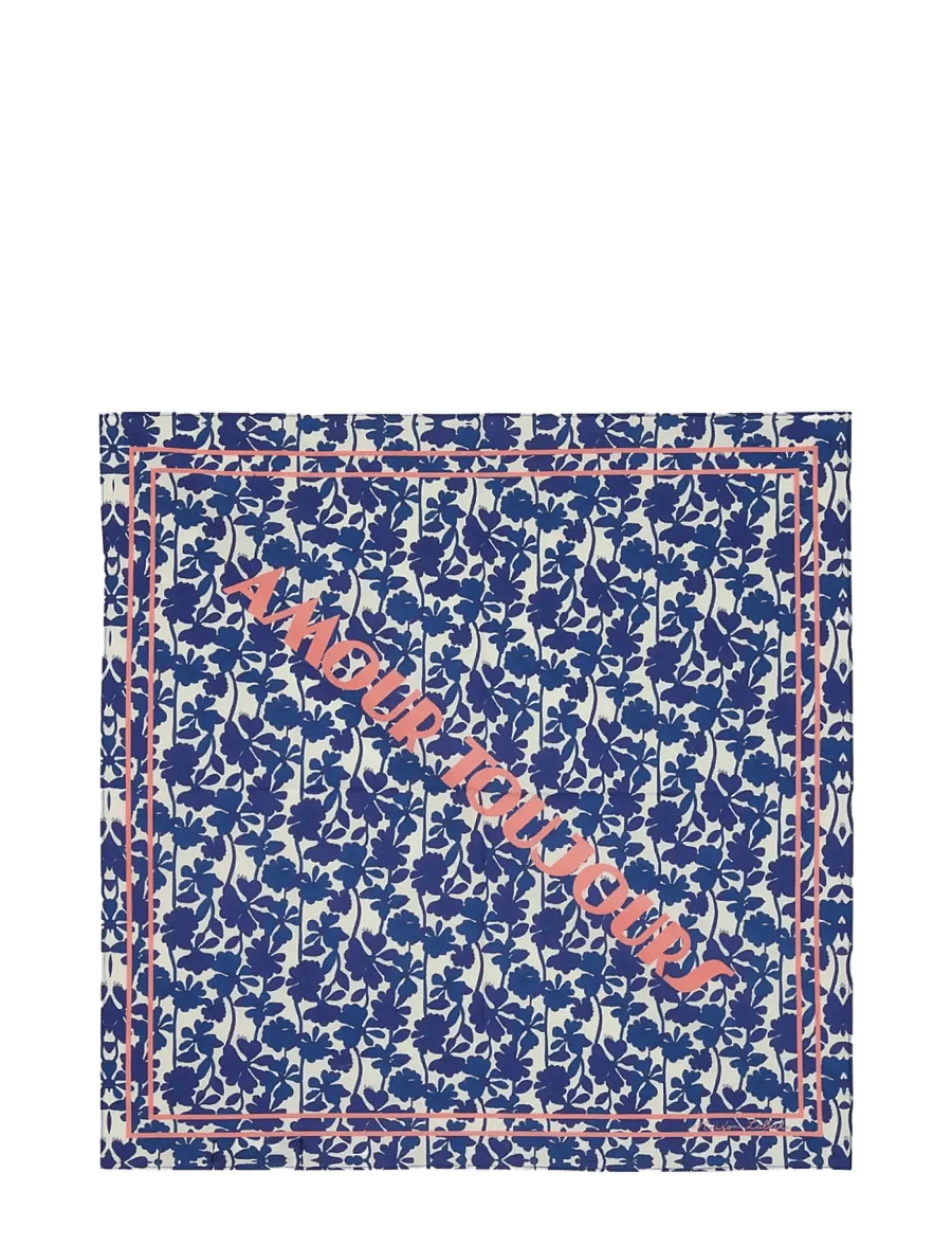 Maison Labiche - LAMPUE RETRO FLOWER - kerged sallid - retro flower marine - 1