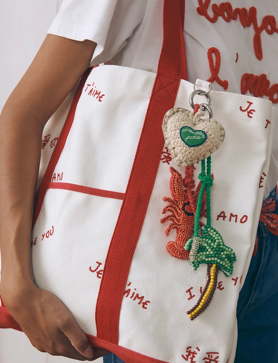 Maison Labiche - MONTEMPOIVRE PALM - schlüsselanhänger & taschenanhänger - pistachio green cb - 0