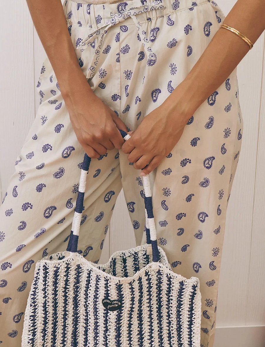 Maison Labiche - MORARD PATCH COEUR - shopper - ivory navy - 3