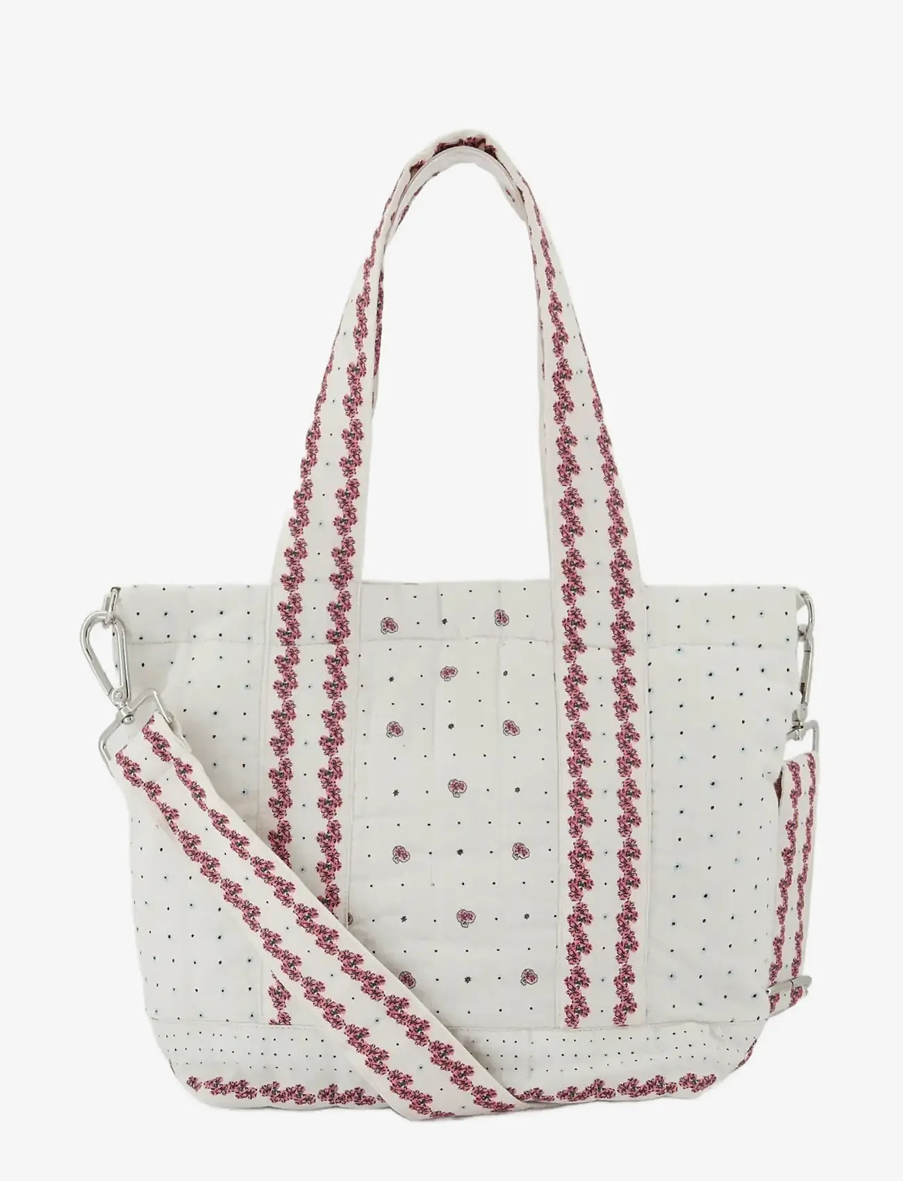 Maison Labiche - OZANAM MINI FLOWERS - tote bags - flowers patch print - 1