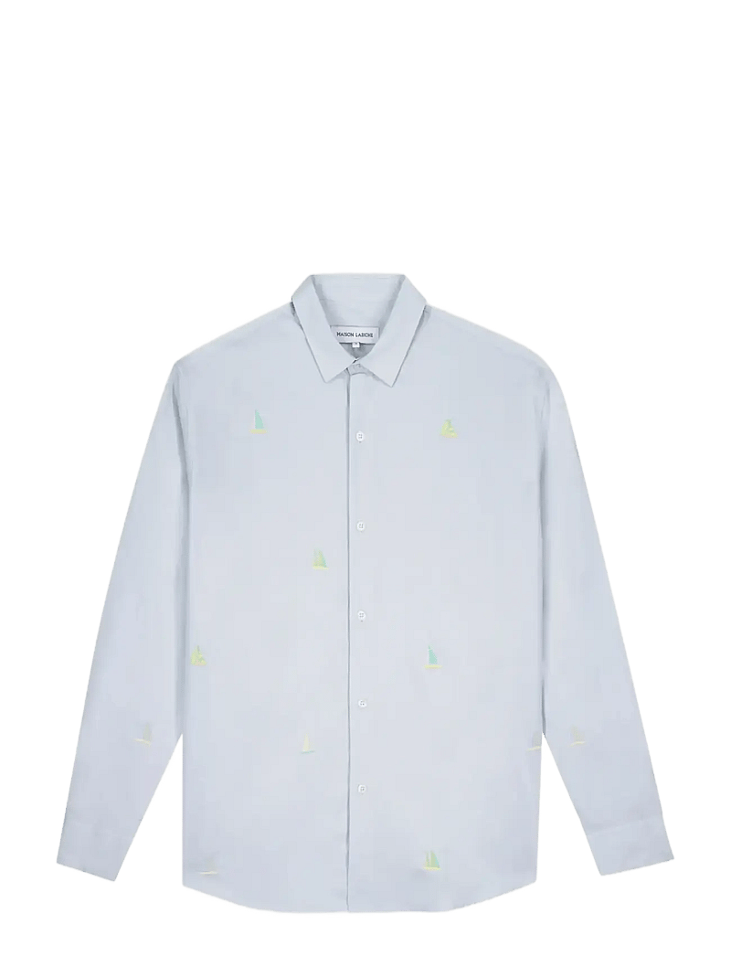 Maison Labiche - BRETEUIL BOAT - tavalised t-särgid - oxford blue emby - 1