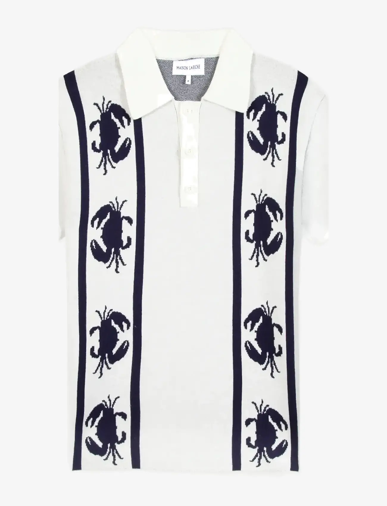 Maison Labiche - CHAPU CRABS - stickade pikéer - ivory - 1