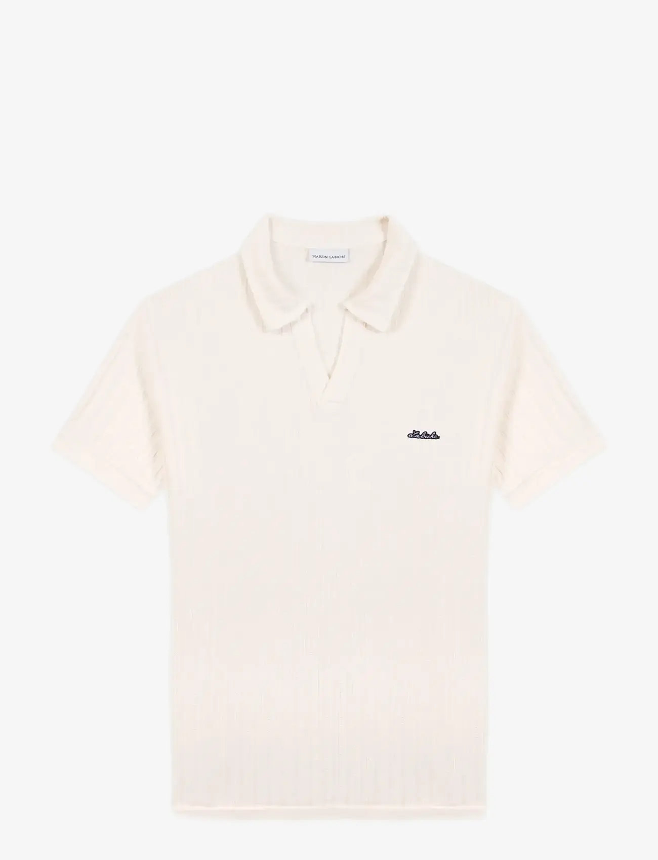 Maison Labiche - FALUERE PATCH LABICHE - gestrickte polohemden - off white - 0