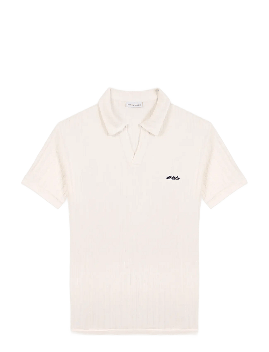 Maison Labiche - FALUERE PATCH LABICHE - kootud polosärgid - off white - 0