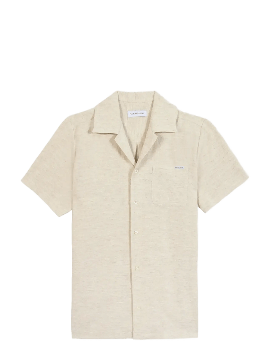 Maison Labiche - GERMAIN FLOWER - short-sleeved shirts - jacqu flower cream - 1