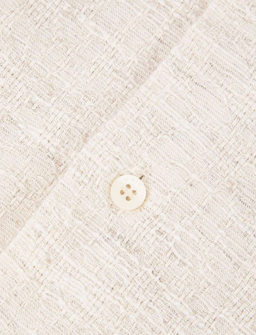 Maison Labiche - GERMAIN FLOWER - short-sleeved shirts - jacqu flower cream - 4