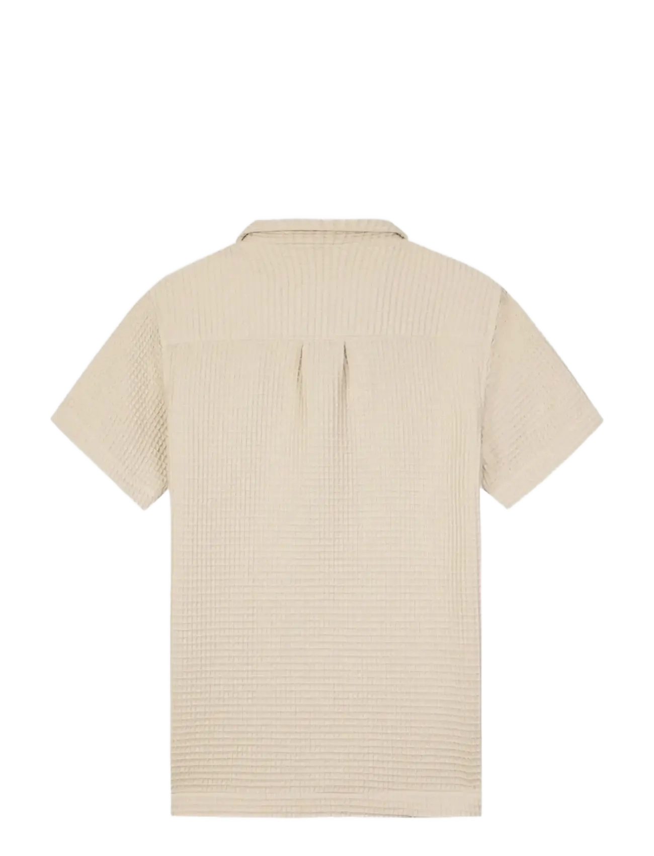 Maison Labiche - GERMAIN MAISON LABICHE - kurzarmhemden - waffle parchment - 2
