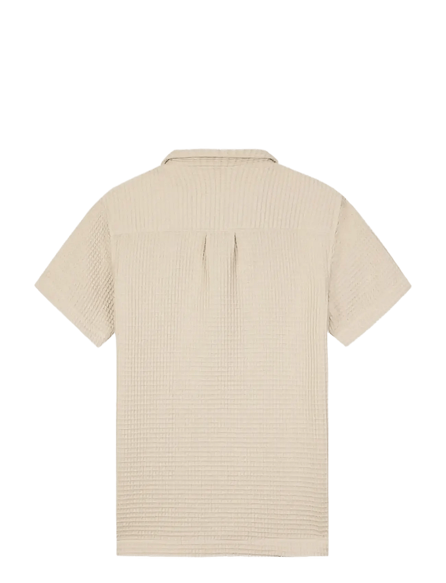Maison Labiche - GERMAIN MAISON LABICHE - kortärmade skjortor - waffle parchment - 2