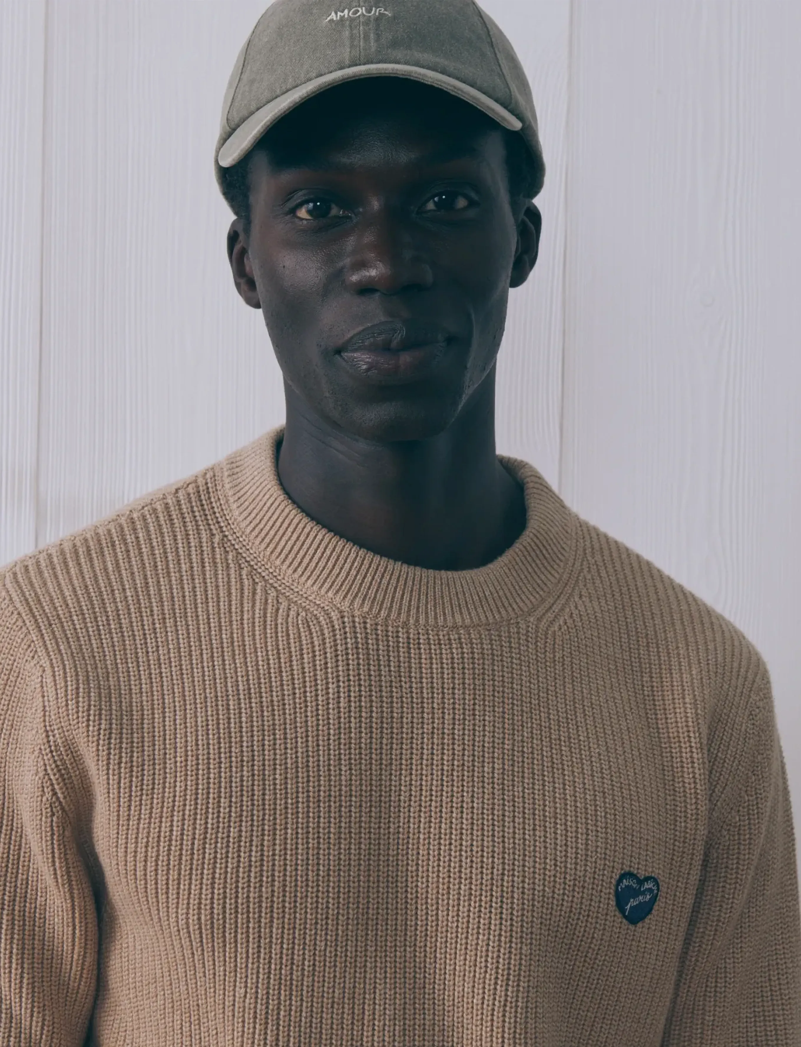 Maison Labiche - GRANCEY PATCH COEUR - rundhalsad - heather cream - 4