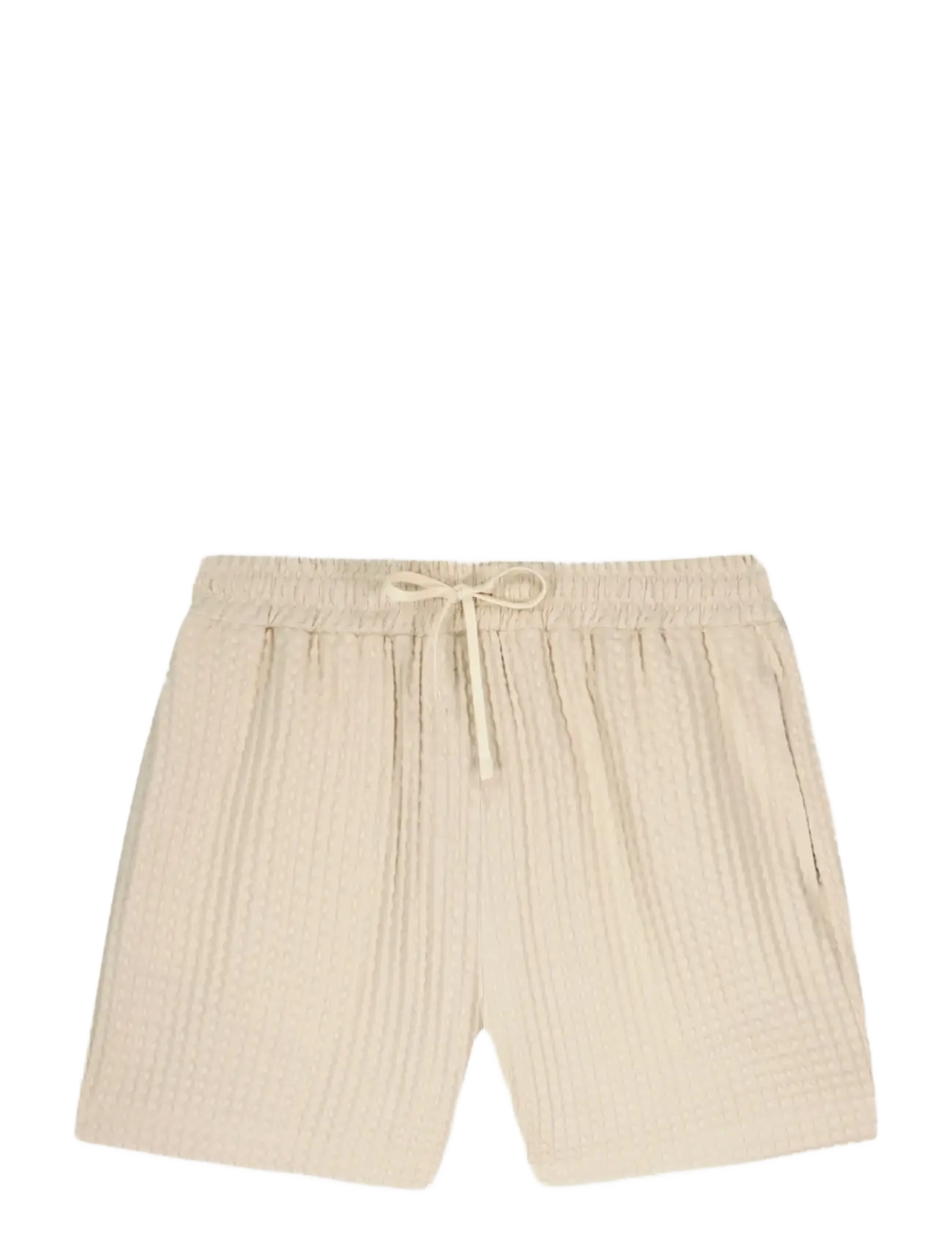 Maison Labiche HERELLE WAFFLE - Lühikesed dressipüksid - WAFFLE PARCHMENT / cream