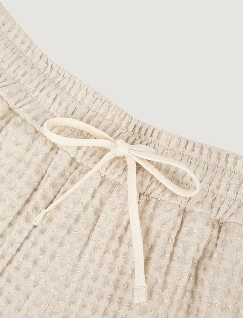 Maison Labiche - HERELLE WAFFLE - lühikesed dressipüksid - waffle parchment - 3