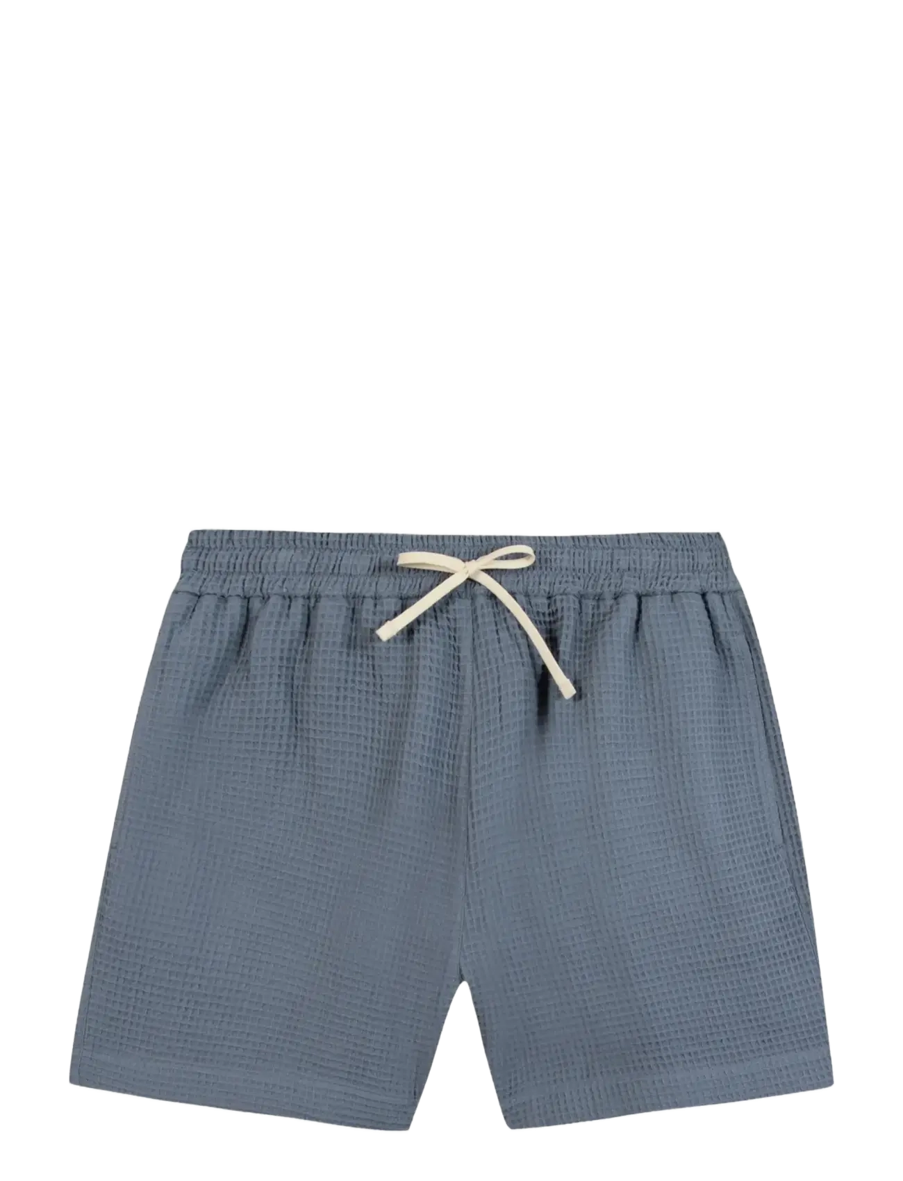 Maison Labiche HERELLE WAFFLE - Shorts - WAFFLE GREY SUN / blue