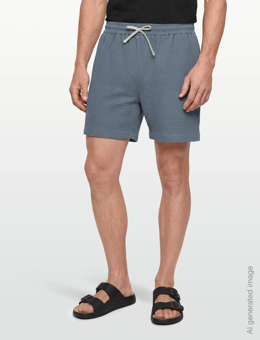 Maison Labiche - HERELLE WAFFLE - freizeitshorts - waffle grey sun - 3