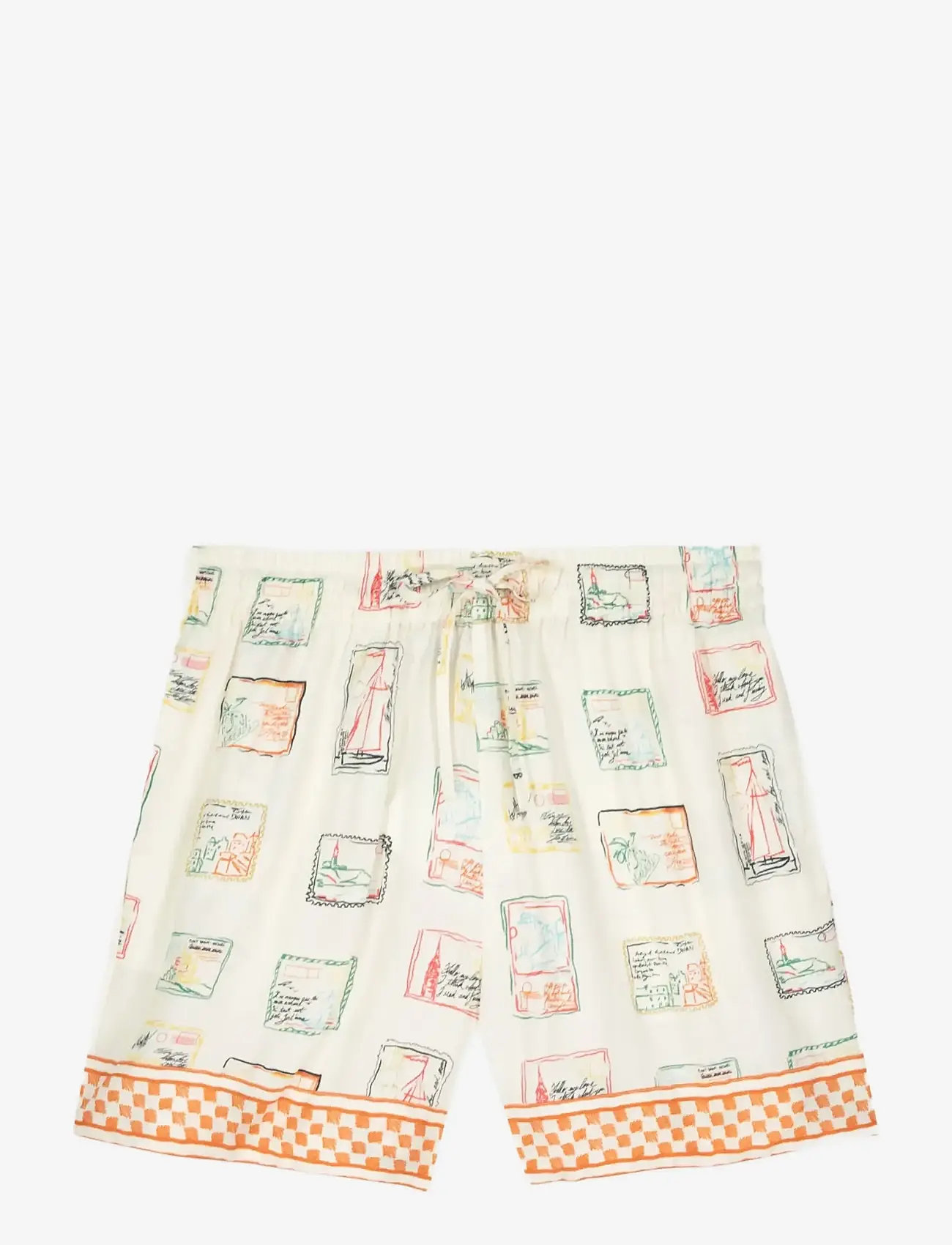 Maison Labiche - HERELLE POSTCARD - casual shorts - ivory - 1