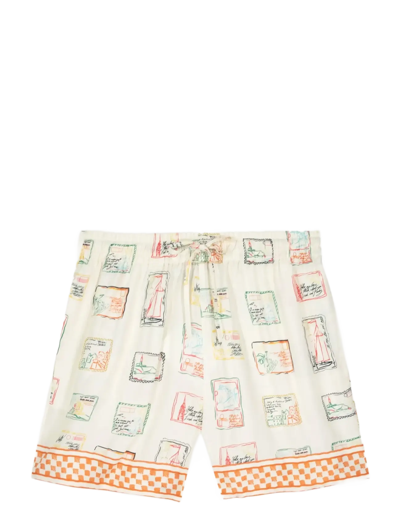 Maison Labiche HERELLE POSTCARD - Shorts - IVORY / cream