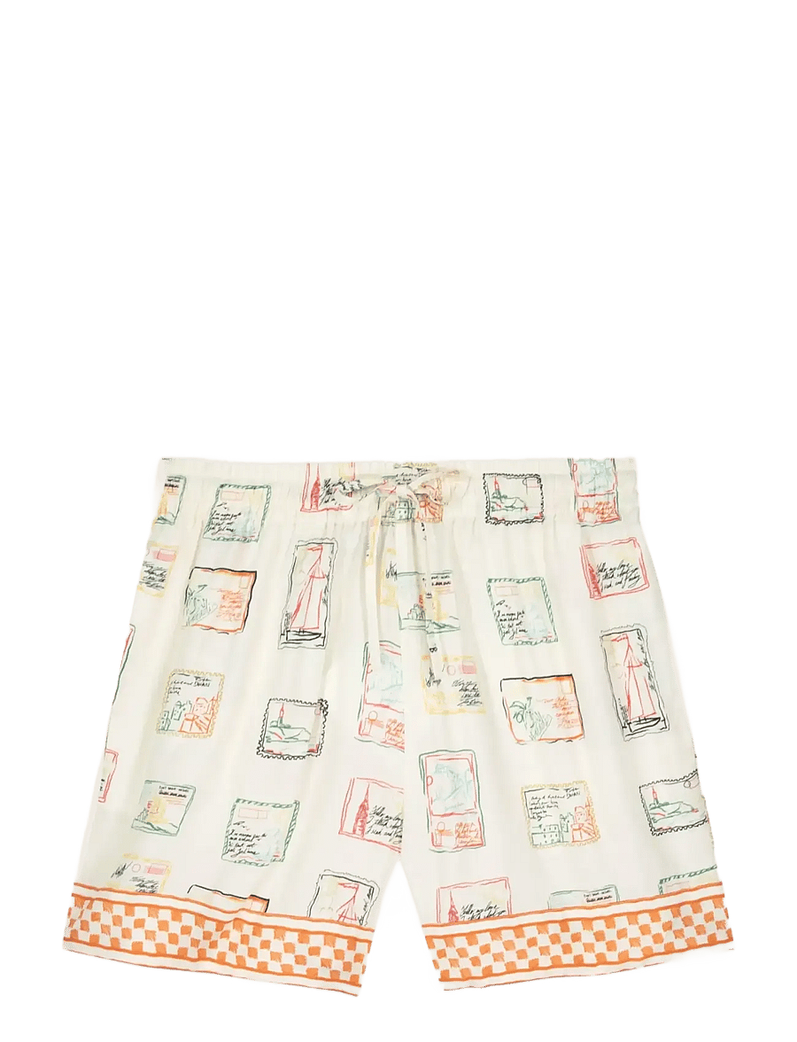 Maison Labiche - HERELLE POSTCARD - casual shorts - ivory - 1