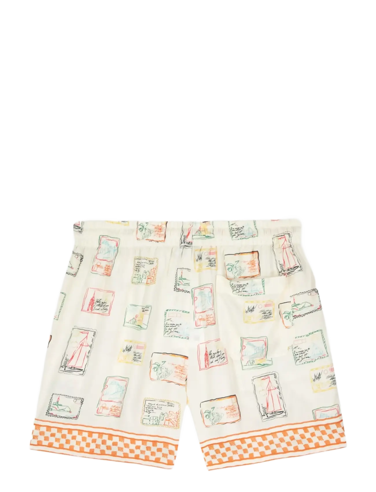 Maison Labiche - HERELLE POSTCARD - casual shorts - ivory - 2