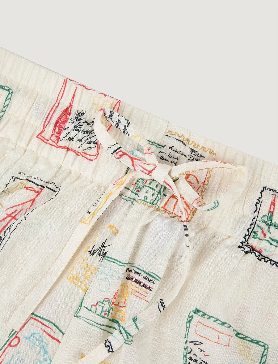 Maison Labiche - HERELLE POSTCARD - casual shorts - ivory - 5