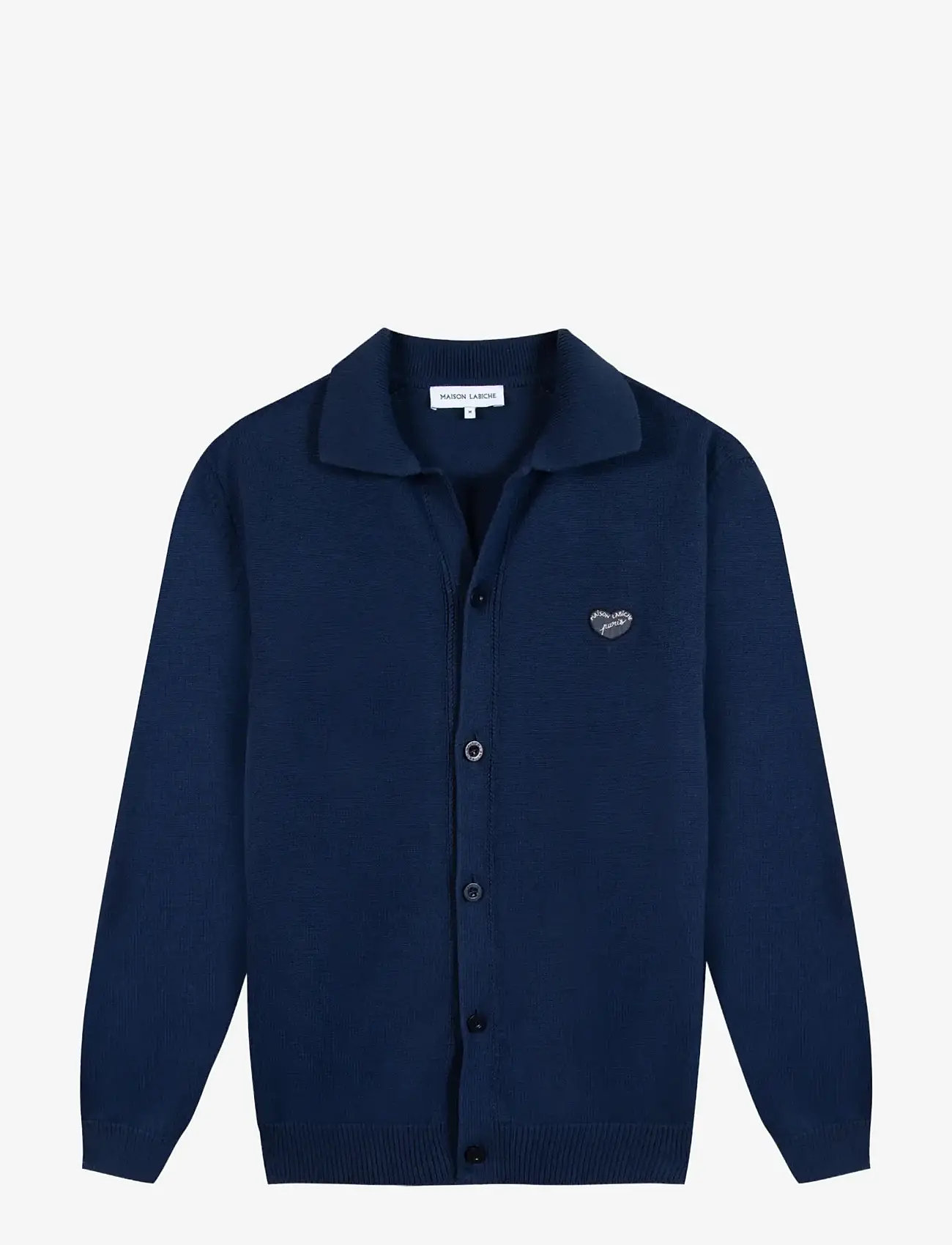 Maison Labiche - INGOLD PATCH COEUR - cardigans - navy - 0