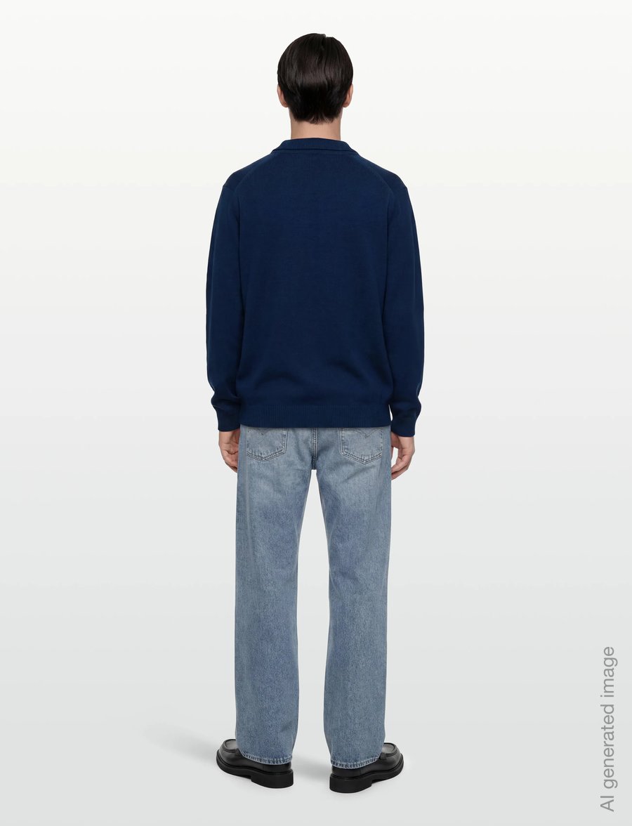 Maison Labiche - INGOLD PATCH COEUR - strickjacken - navy - 4