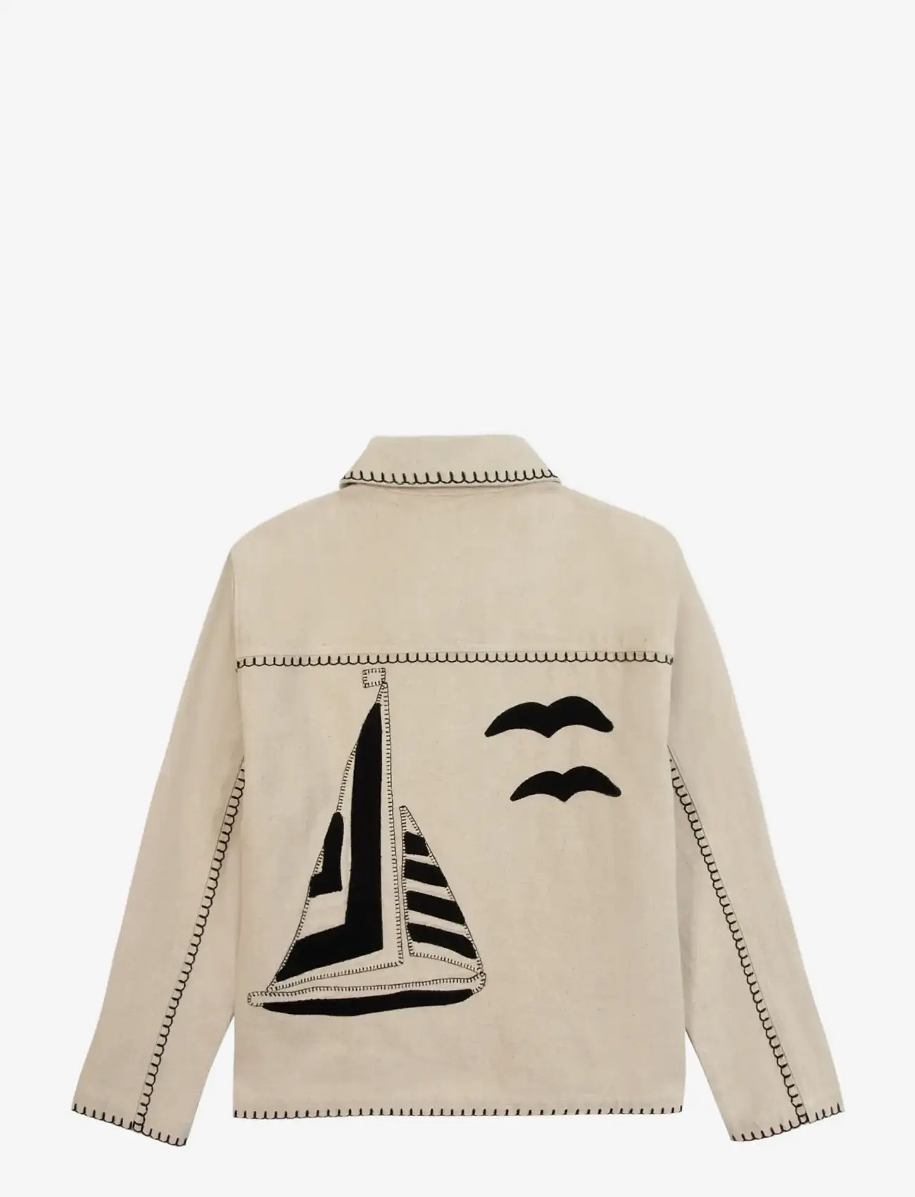 Maison Labiche - LEMONNIER BOAT - tunna jackor - linen grey brushed - 2
