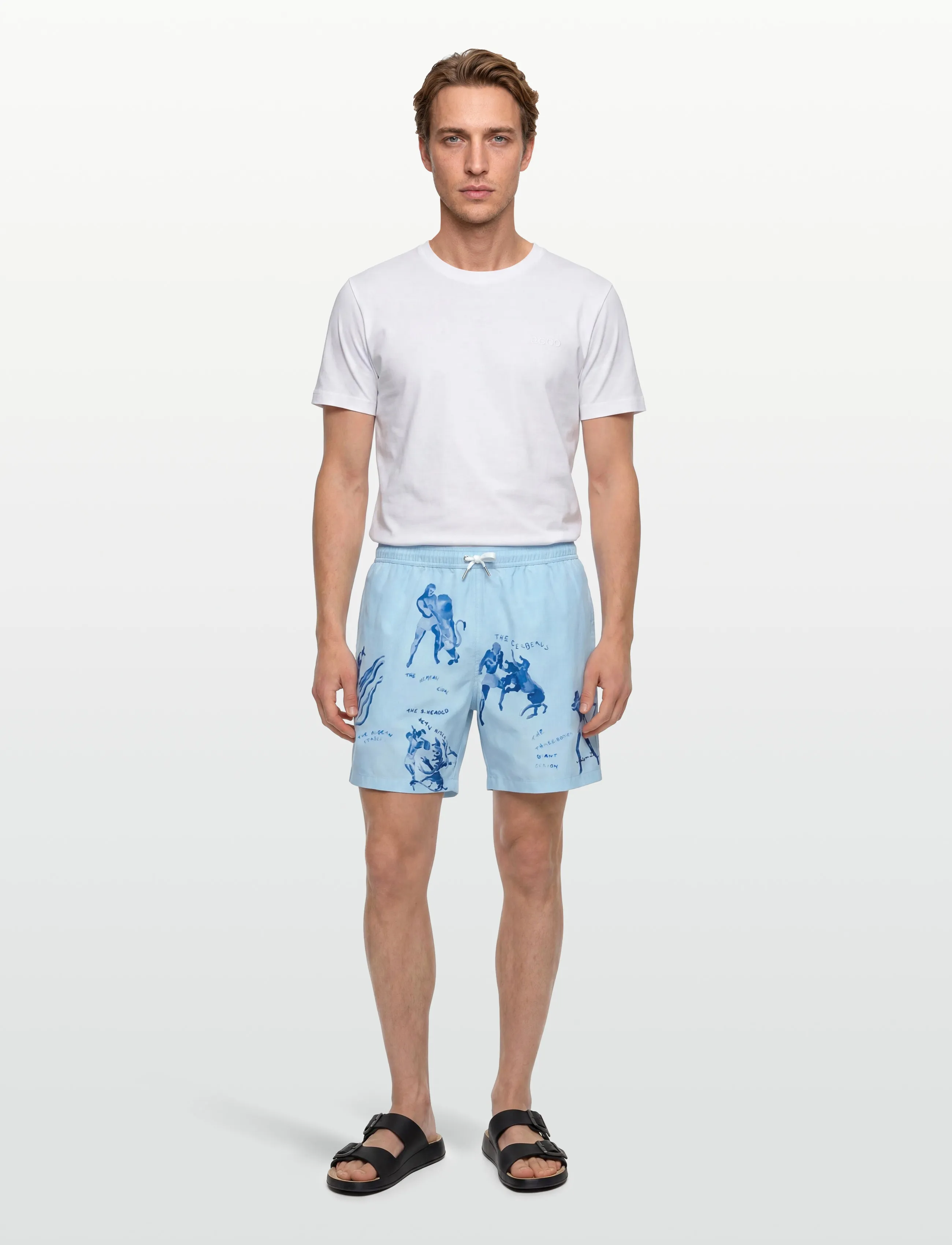 Maison Labiche MAILLOT ULYSSE - Tänavastiil - ULYSSES PRINT / blue