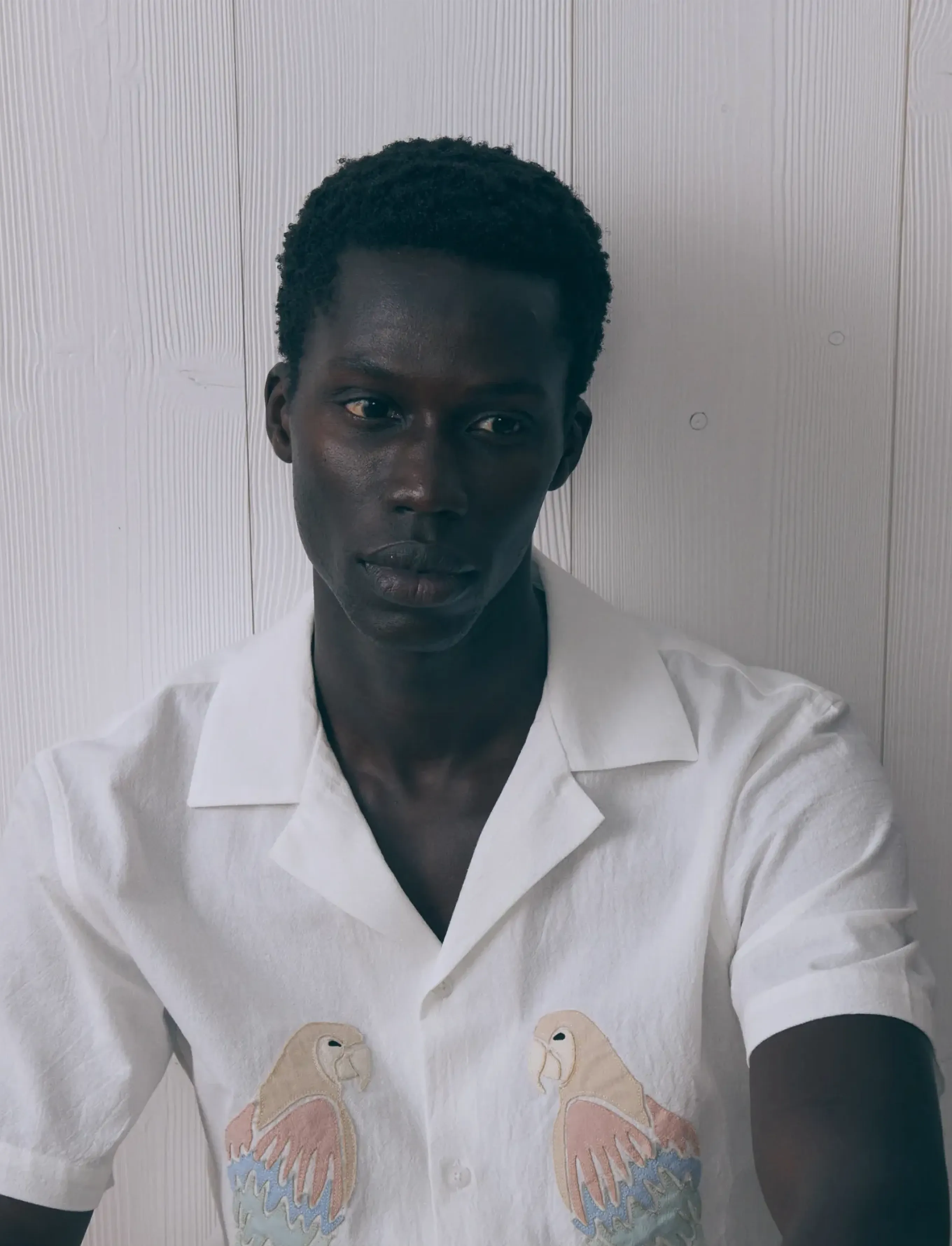 Maison Labiche - MORNEY PARROT - koszule we wzory - linen parchment - 4