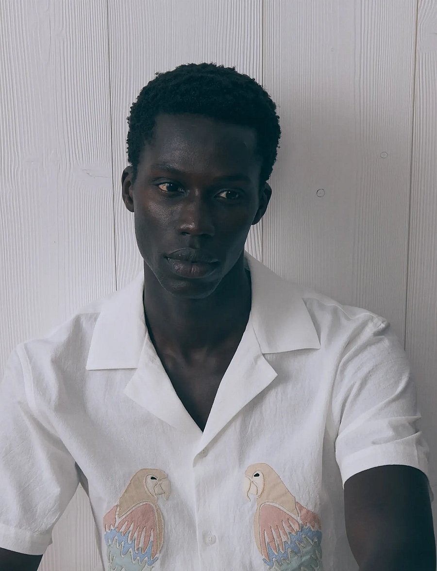 Maison Labiche - MORNEY PARROT - mustriga särgid - linen parchment - 4
