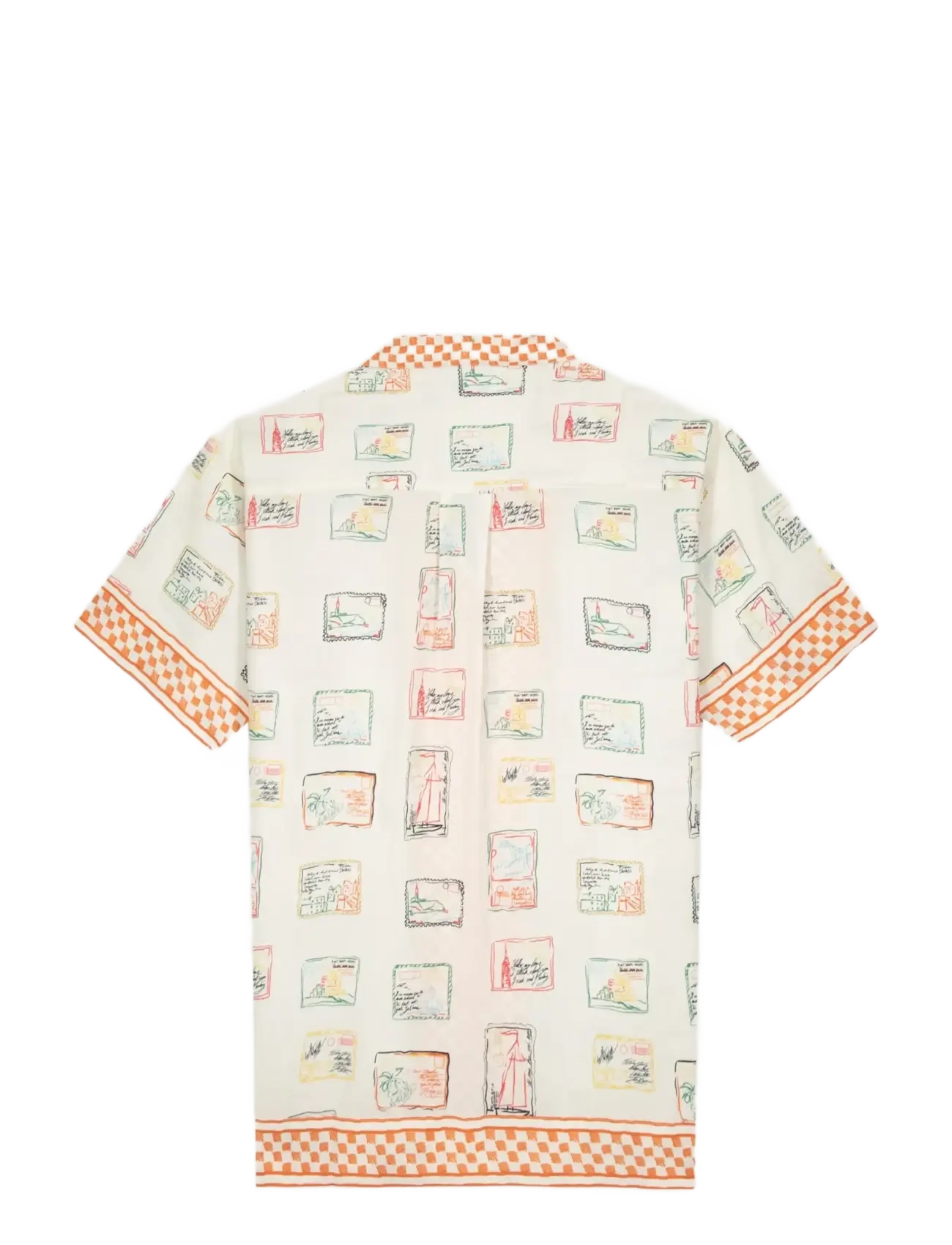 Maison Labiche - MORNEY POSTCARD - pattern shirts - ivory - 2