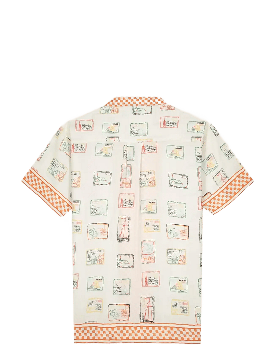 Maison Labiche - MORNEY POSTCARD - mønstrede skjorter - ivory - 2