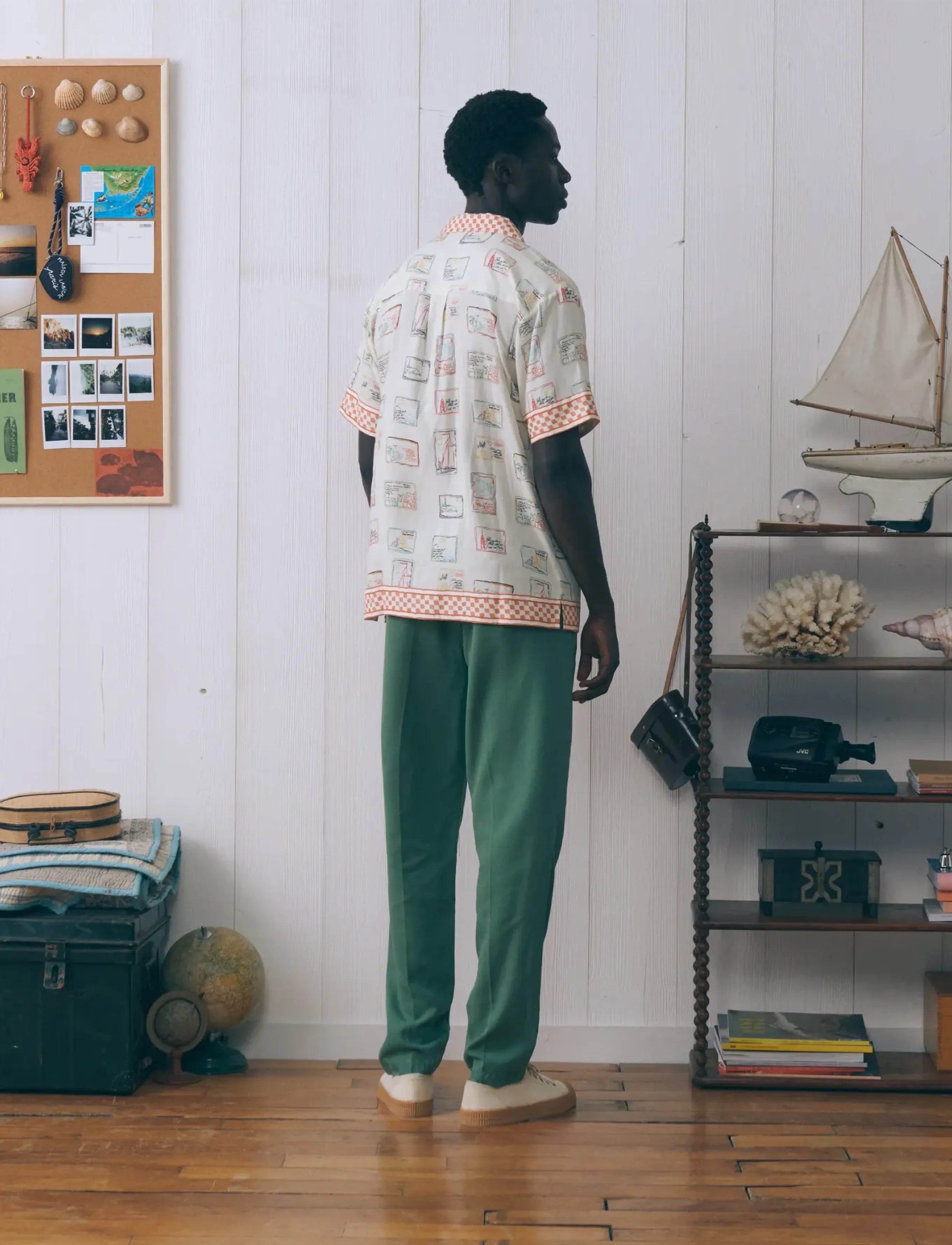 Maison Labiche - MORNEY POSTCARD - pattern shirts - ivory - 5