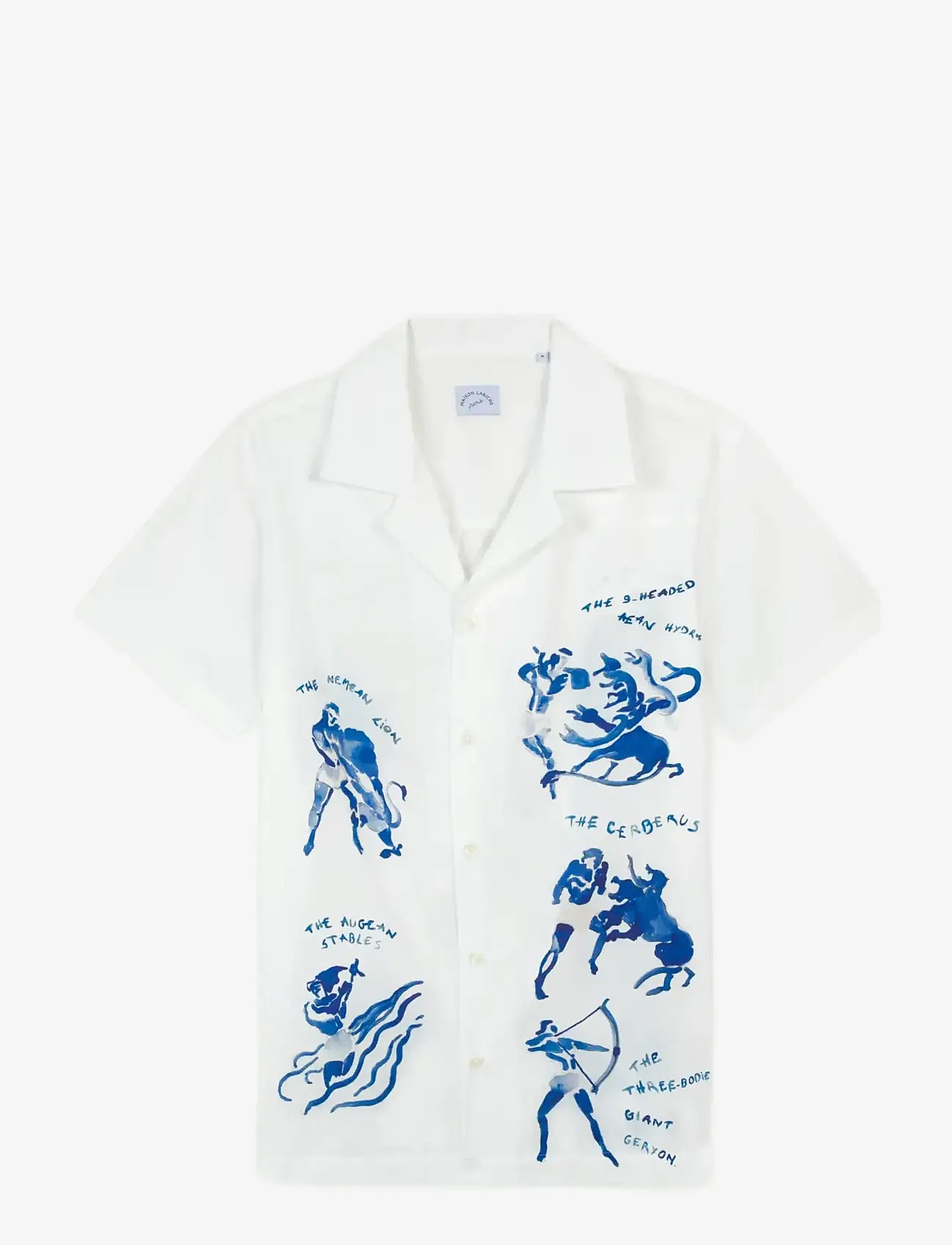 Maison Labiche - MORNEY ULYSSE - mønstrede skjorter - poplin white - 0