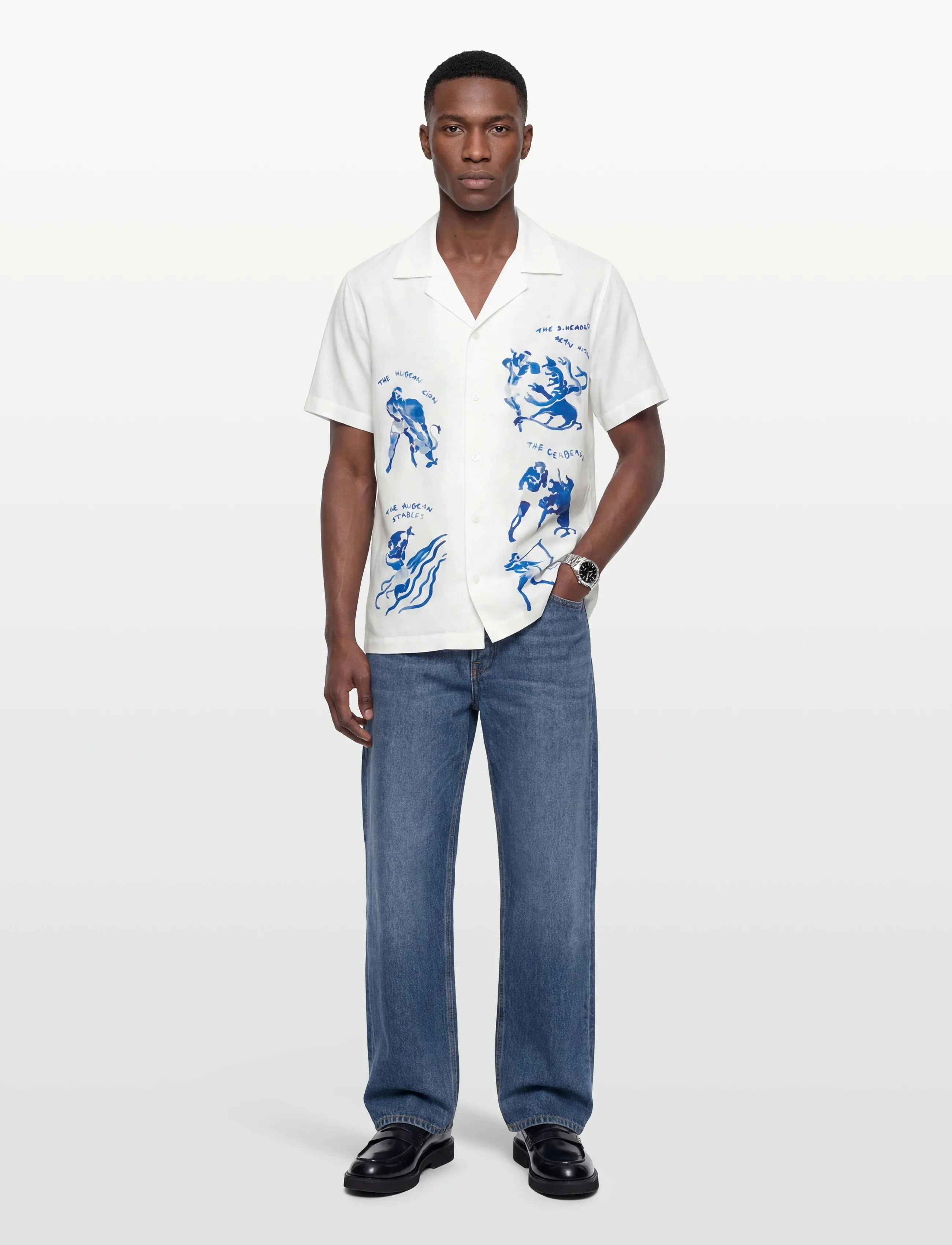 Maison Labiche Morney Ulysse, XL, Shirts, Weiß - Casual Männerswear