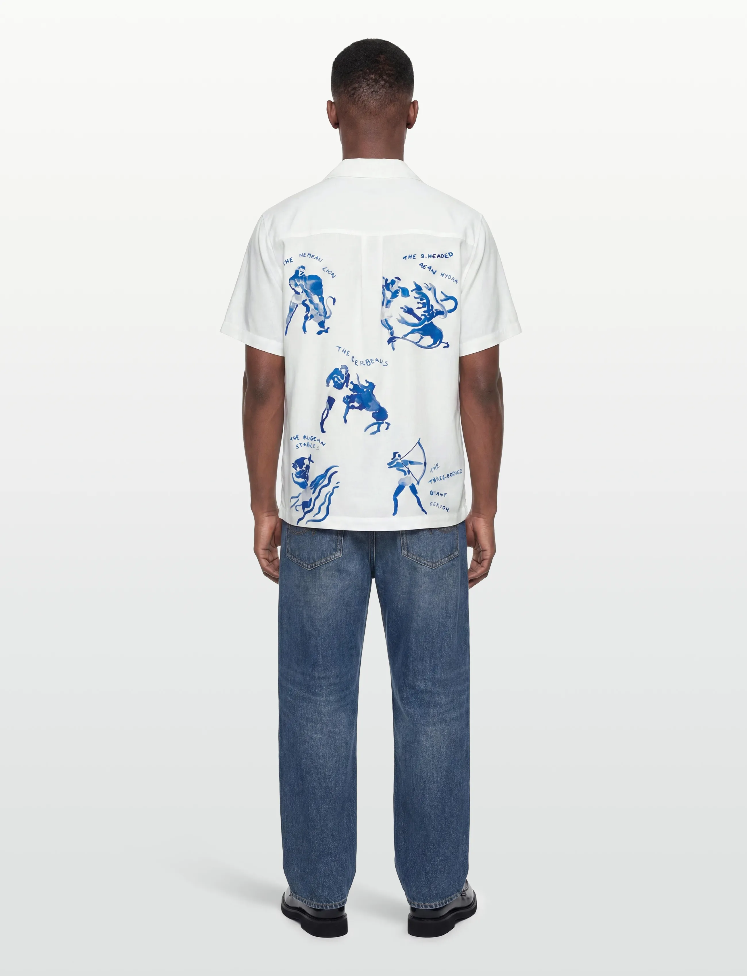 Maison Labiche - MORNEY ULYSSE - mönstrade skjortor - poplin white - 4