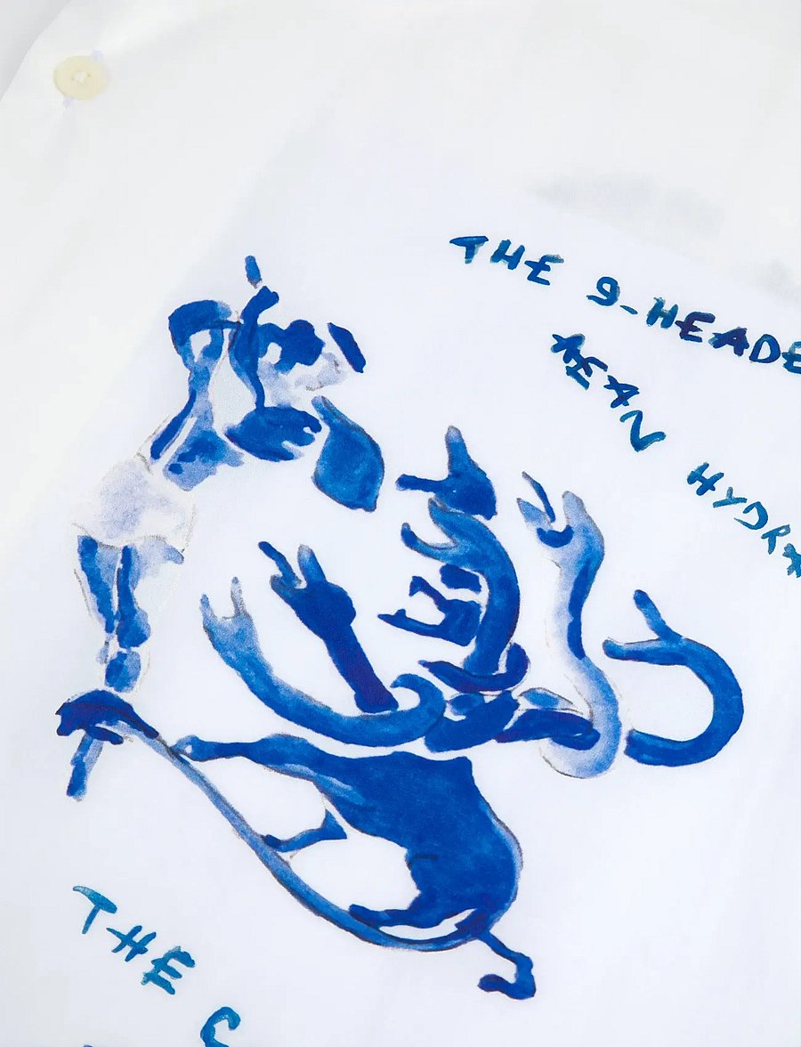 Maison Labiche - MORNEY ULYSSE - mustriga särgid - poplin white - 5