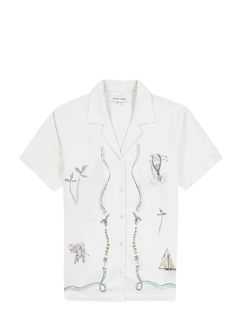 Maison Labiche - MORNEY WORLD TOUR - basic skjortor - linen ivory - 1