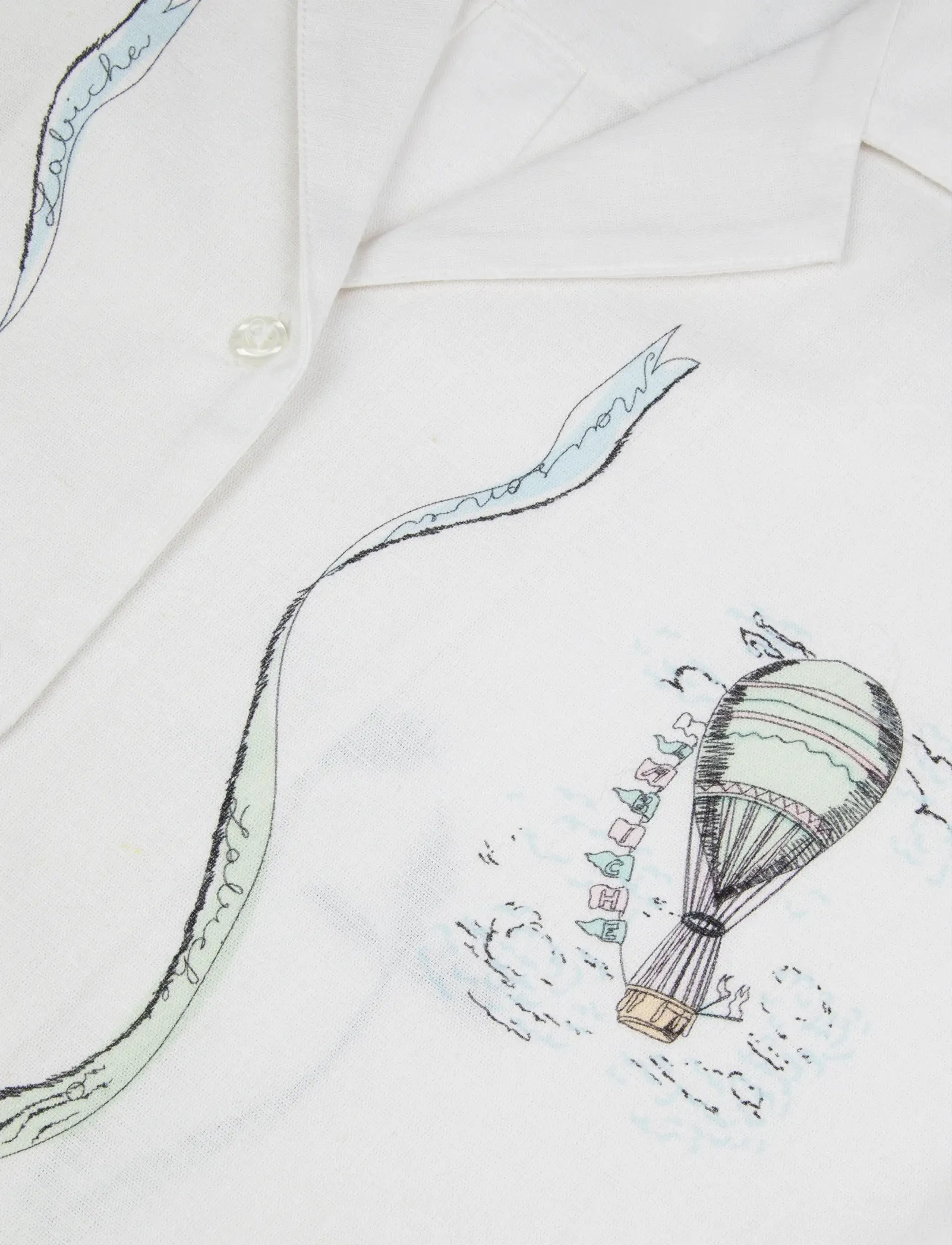 Maison Labiche - MORNEY WORLD TOUR - linneskjortor - linen ivory - 4