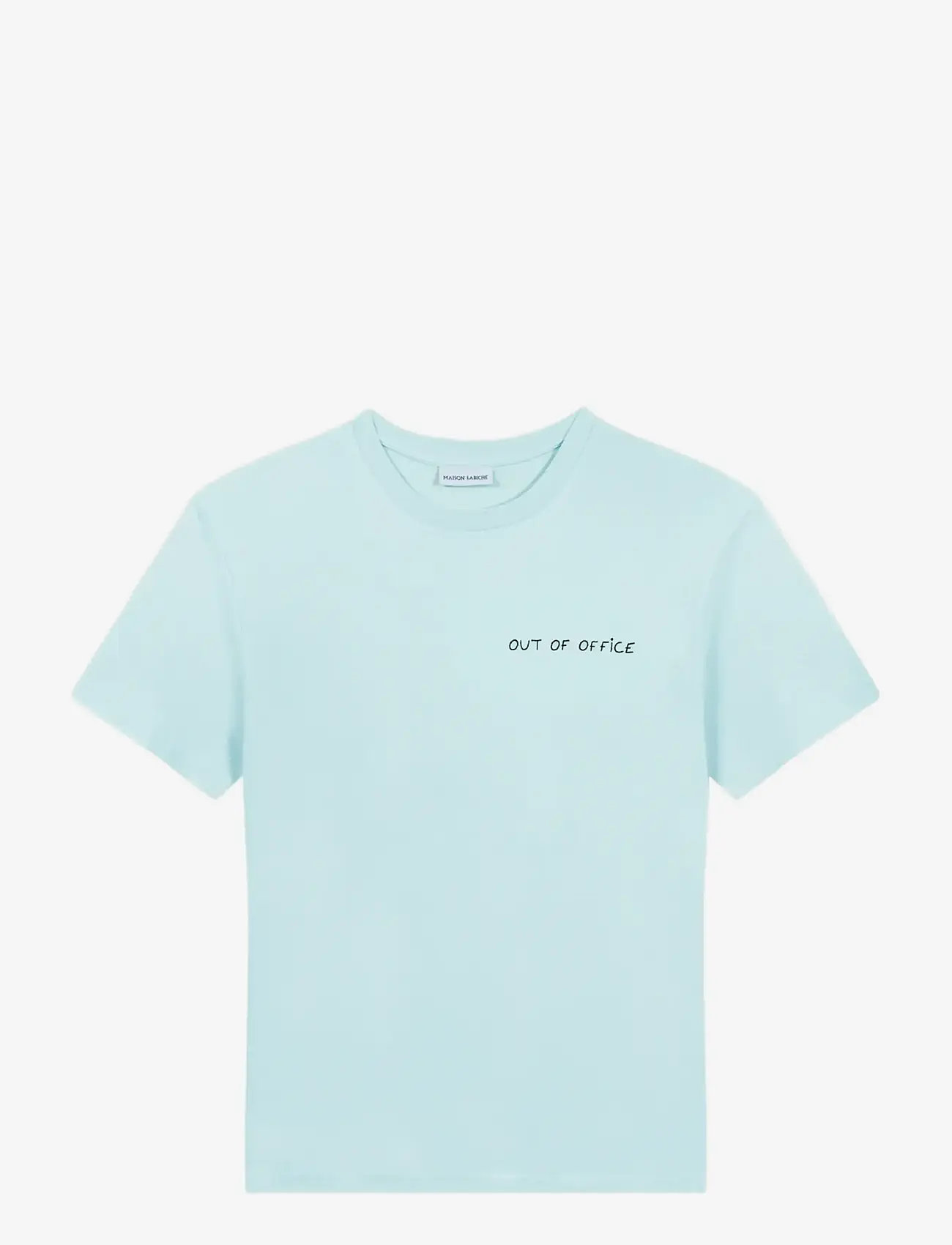 Maison Labiche - POPINCOURT OUT OF OFFICE/GOTS - kortärmade t-shirts - glacier blue - 0