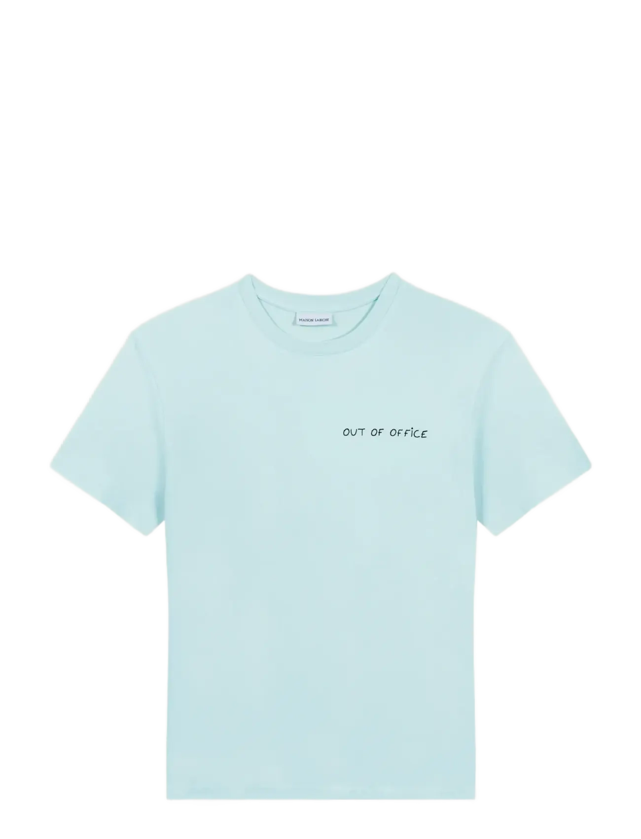 Maison Labiche POPINCOURT OUT OF OFFICE/GOTS - T-shirts - GLACIER BLUE / blue