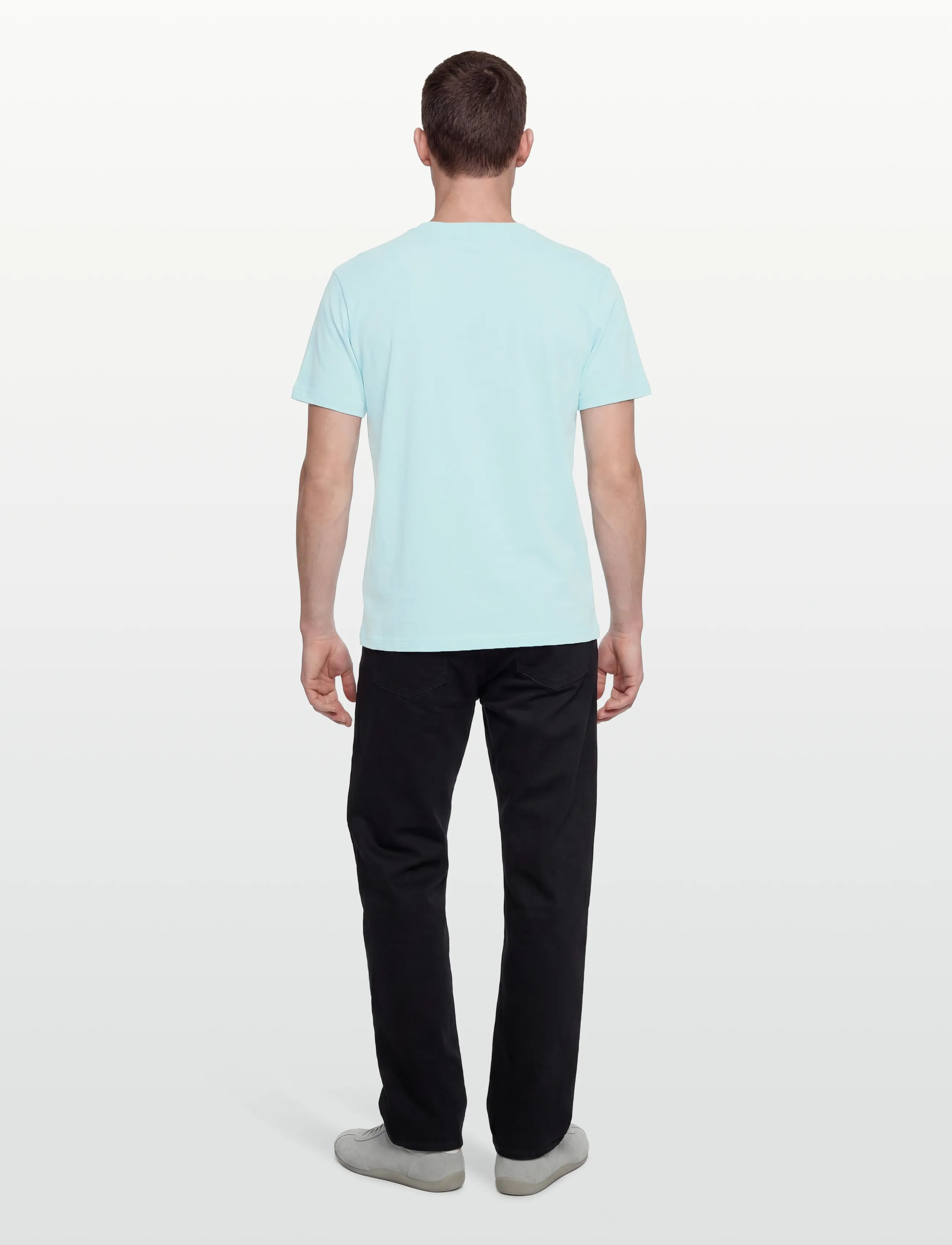 Maison Labiche - POPINCOURT OUT OF OFFICE/GOTS - kortærmede t-shirts - glacier blue - 4