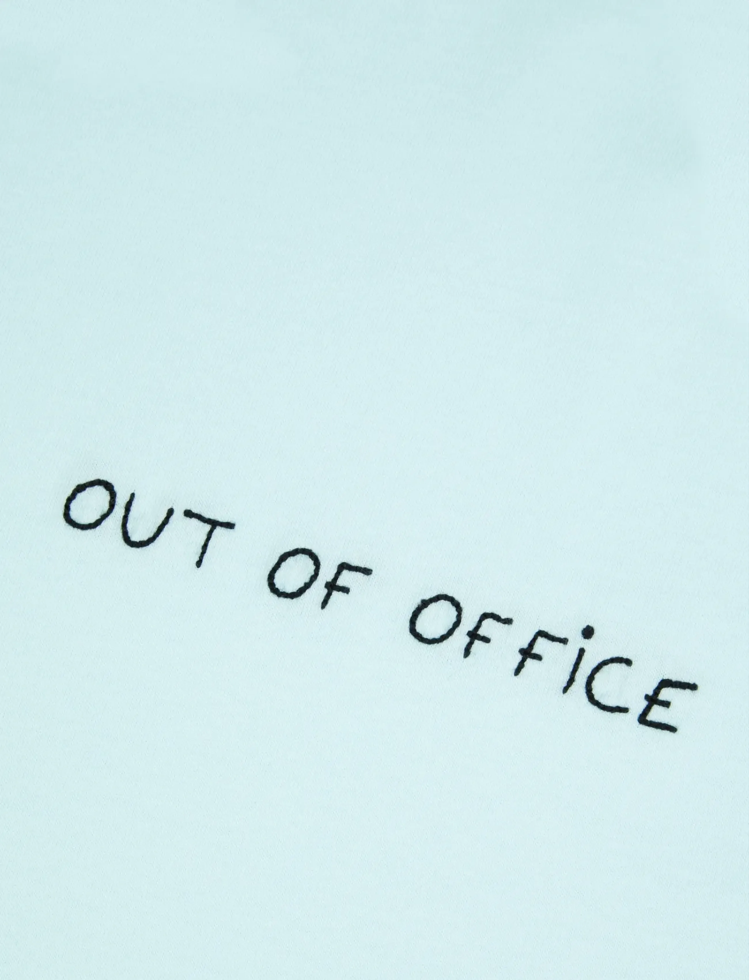Maison Labiche - POPINCOURT OUT OF OFFICE/GOTS - kortærmede t-shirts - glacier blue - 5