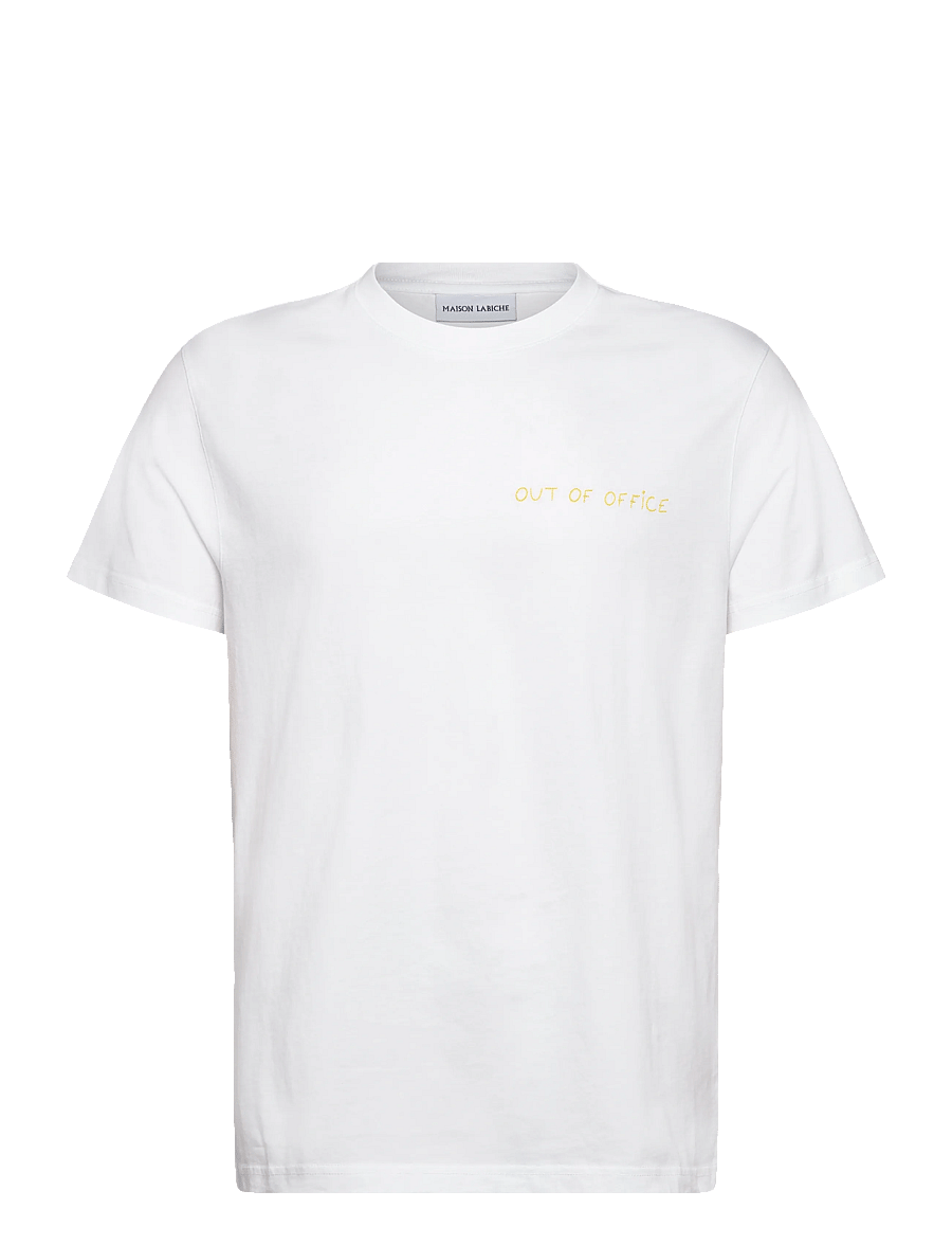 Maison Labiche - POPINCOURT OUT OF OFFICE/GOTS - lühikeste varrukatega t-särgid - white - 1