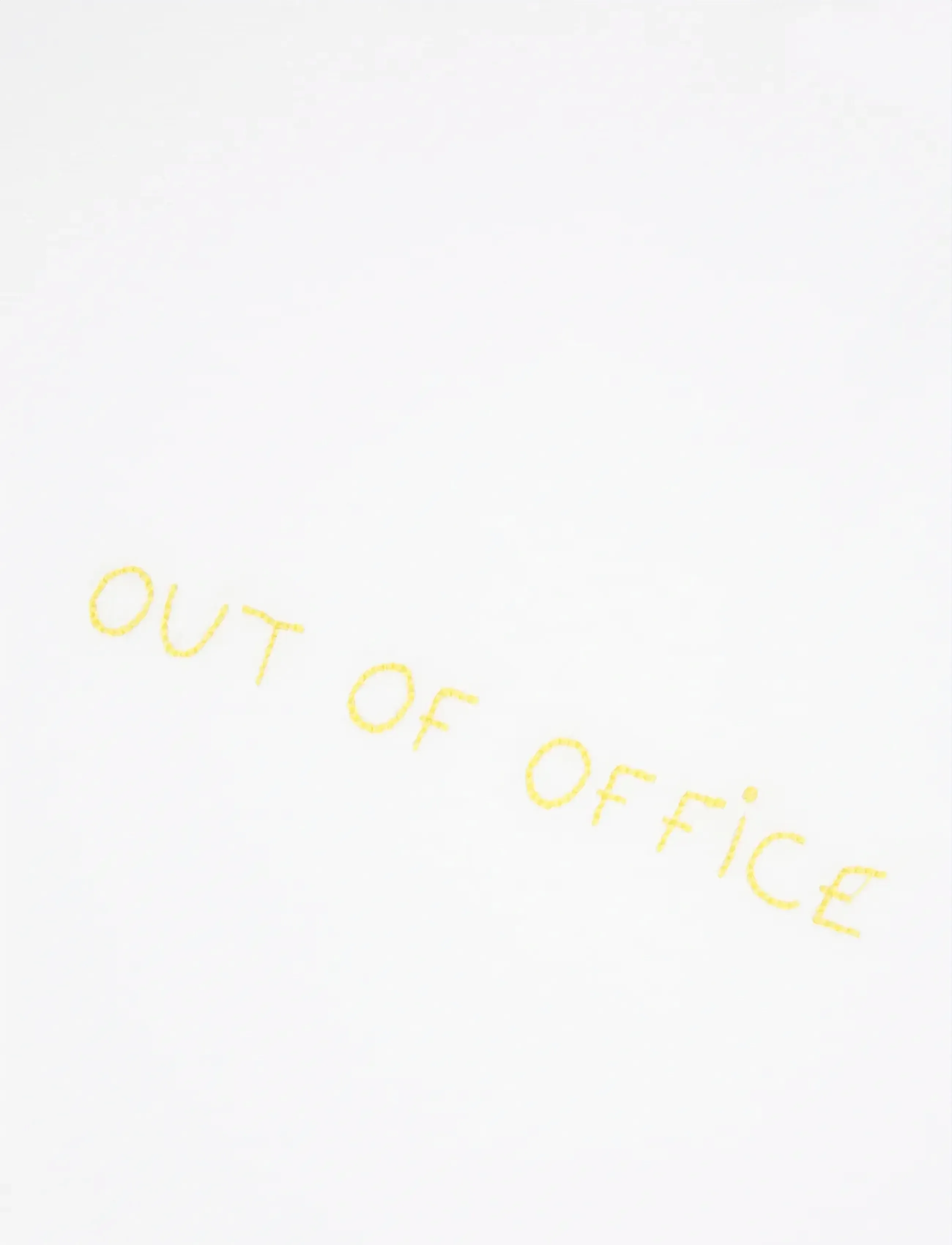 Maison Labiche - POPINCOURT OUT OF OFFICE/GOTS - kortærmede t-shirts - white - 5