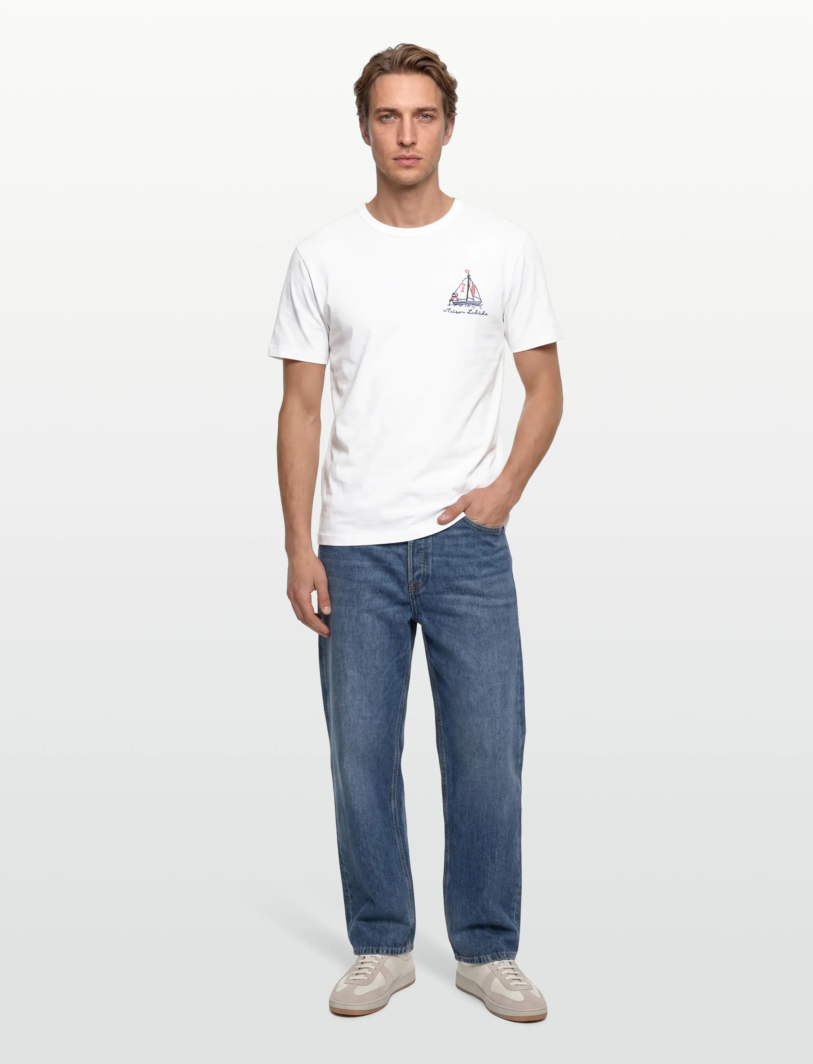 Maison Labiche POPINCOURT SAILOR DOG/GOTS - Kleidung - WHITE / white
