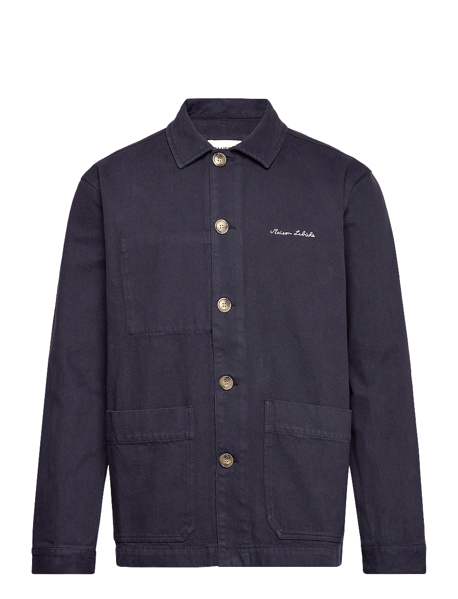 Maison Labiche - SEBASTO MAISON LABICHE - vuorittomat farkkutakit - twill carbon blue - 1