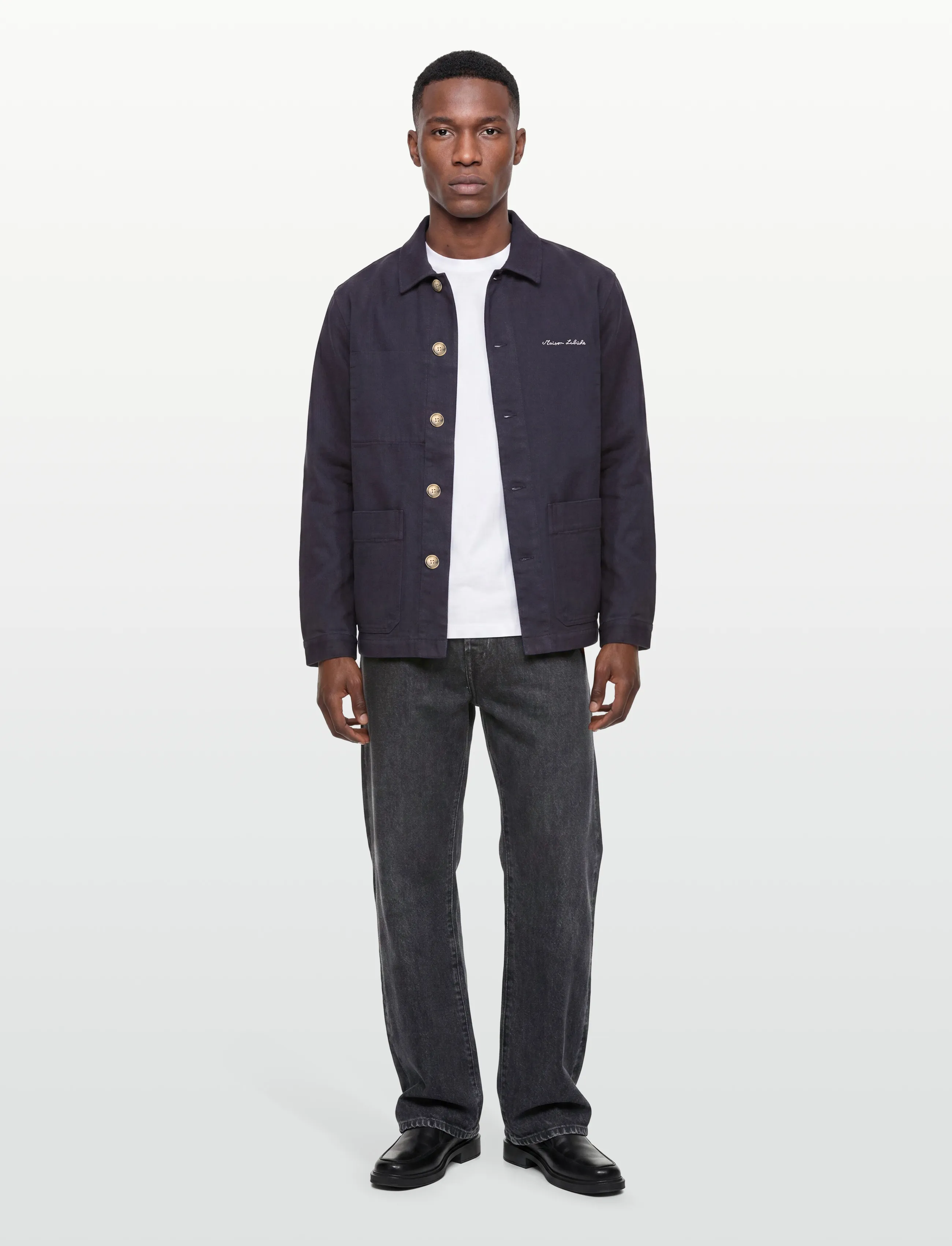 Maison Labiche SEBASTO MAISON LABICHE - Maison Labiche - TWILL CARBON BLUE / blue